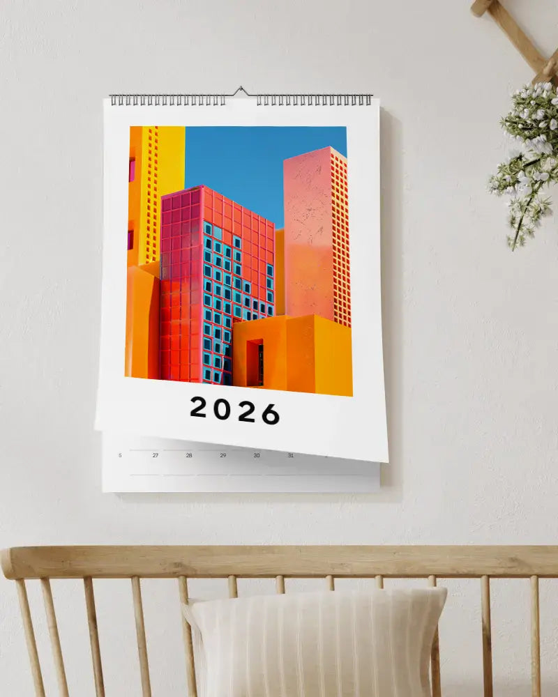 Wall Calendar 2026 - Vertical (For US & Canada)