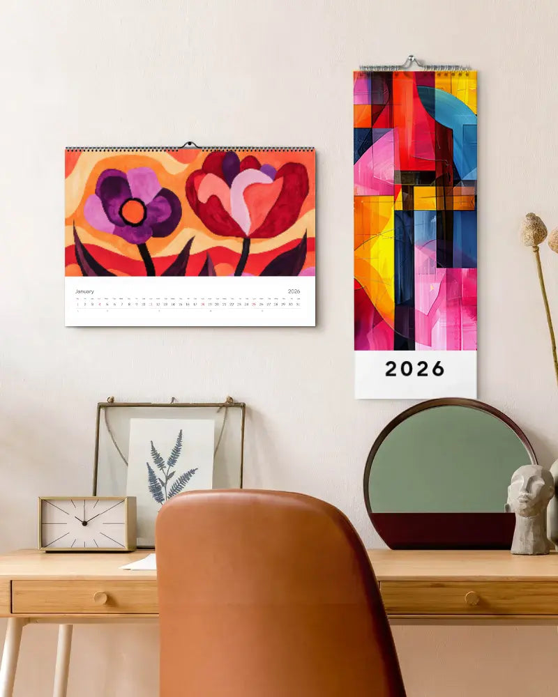 Wall Calendar 2026 - Vertical (For US & Canada)