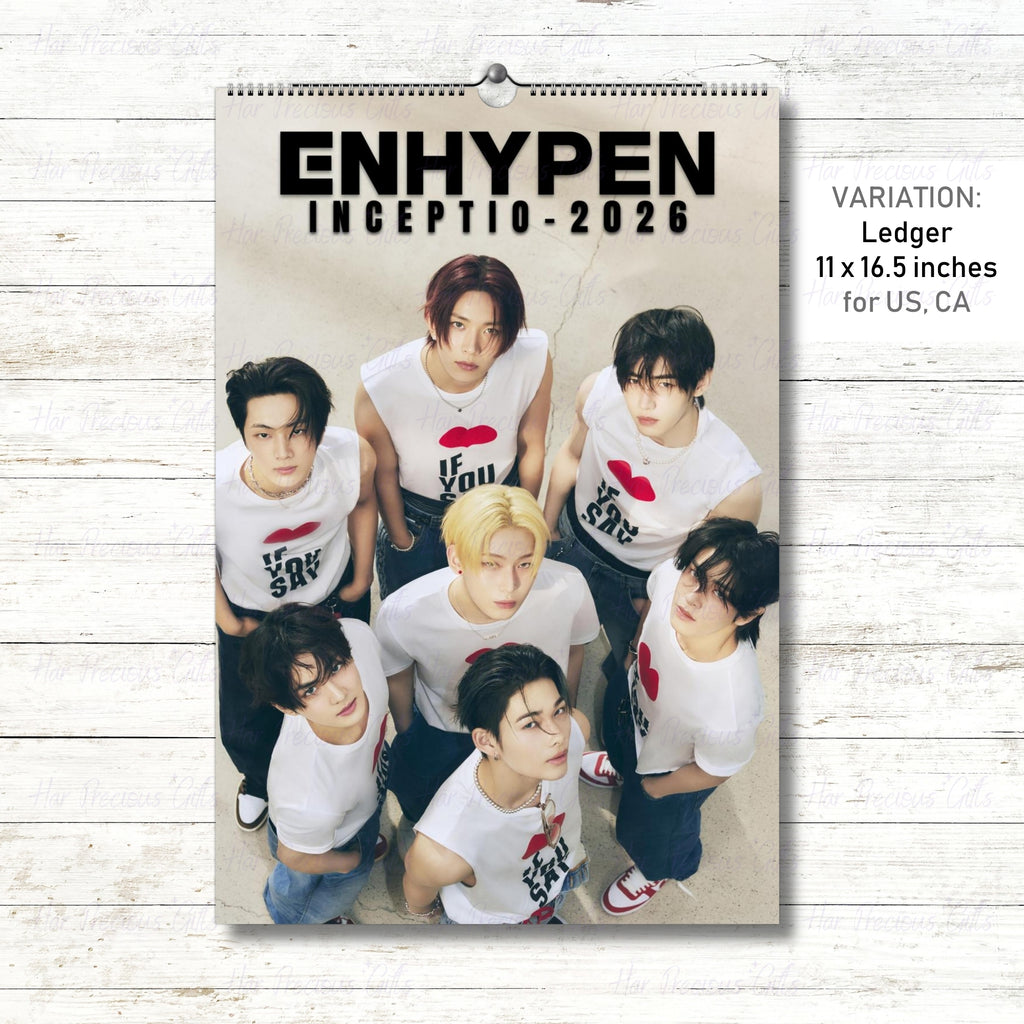 Enhypen Inceptio 2026 Calendar