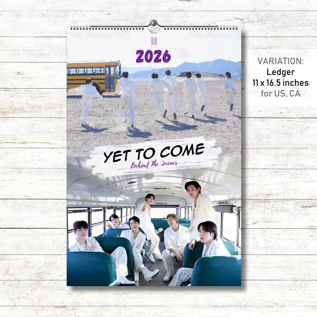 BTS Yet To Come 2026 Calendar