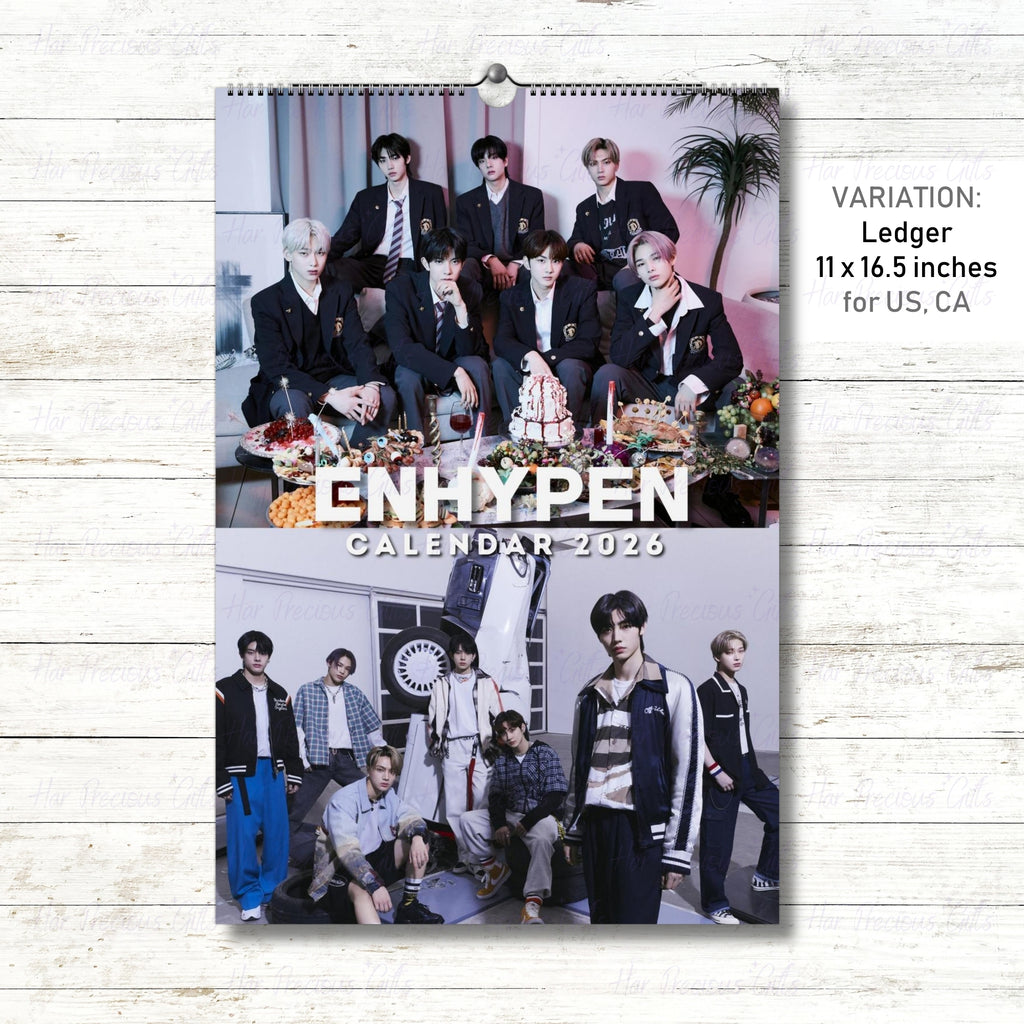 Enhypen 2026 Calendar