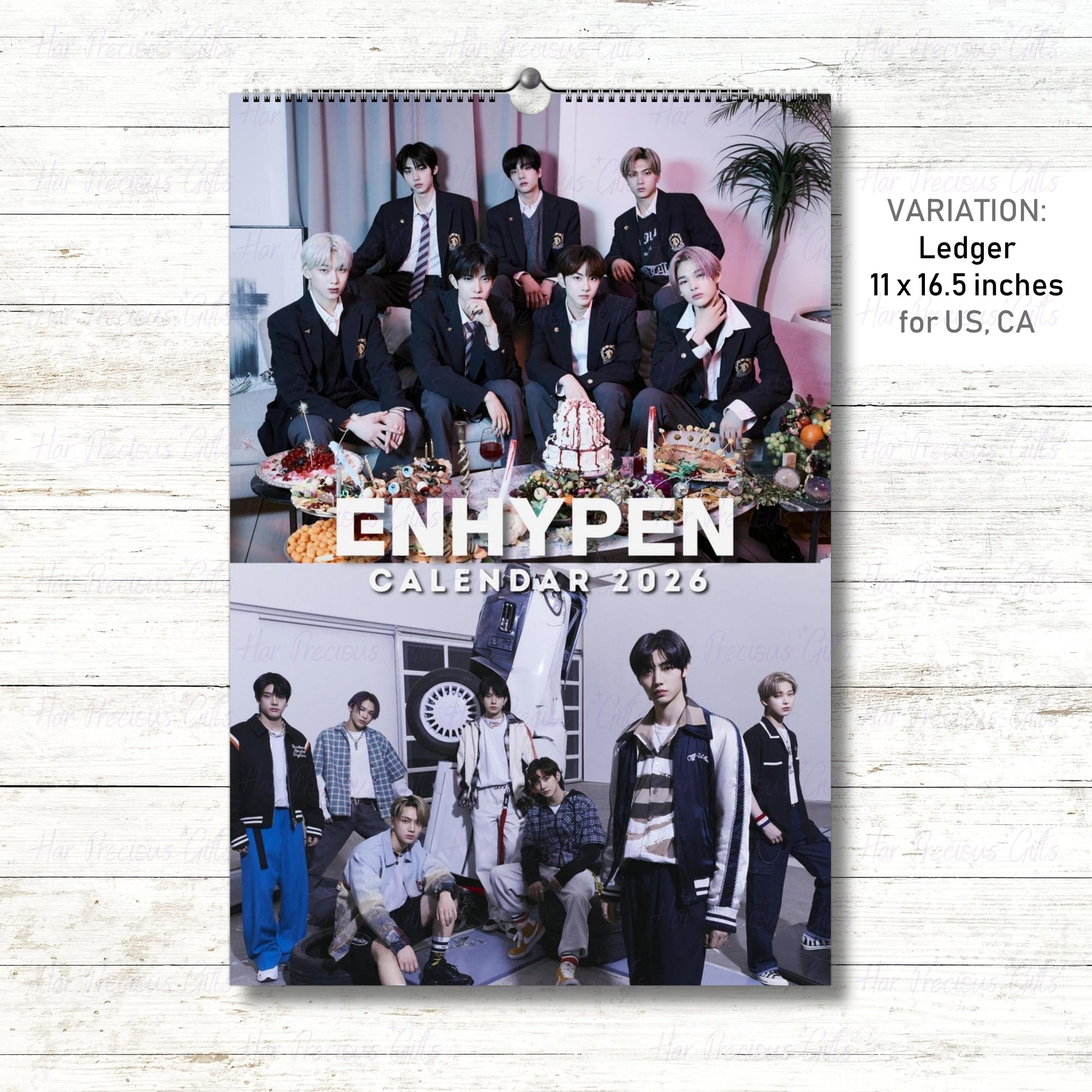 Enhypen 2026 Calendar