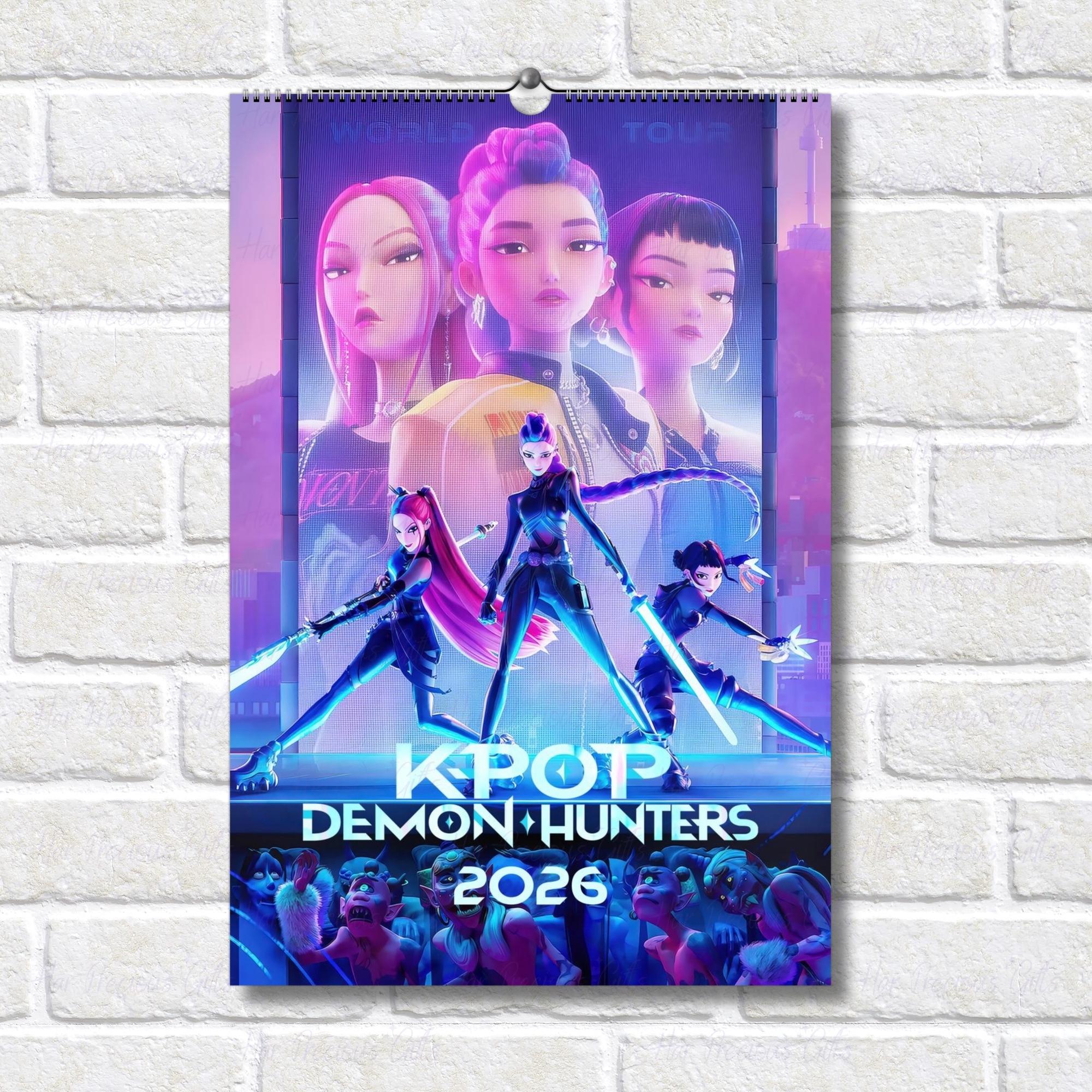 K-pop Demon Hunters 2026 Calendar