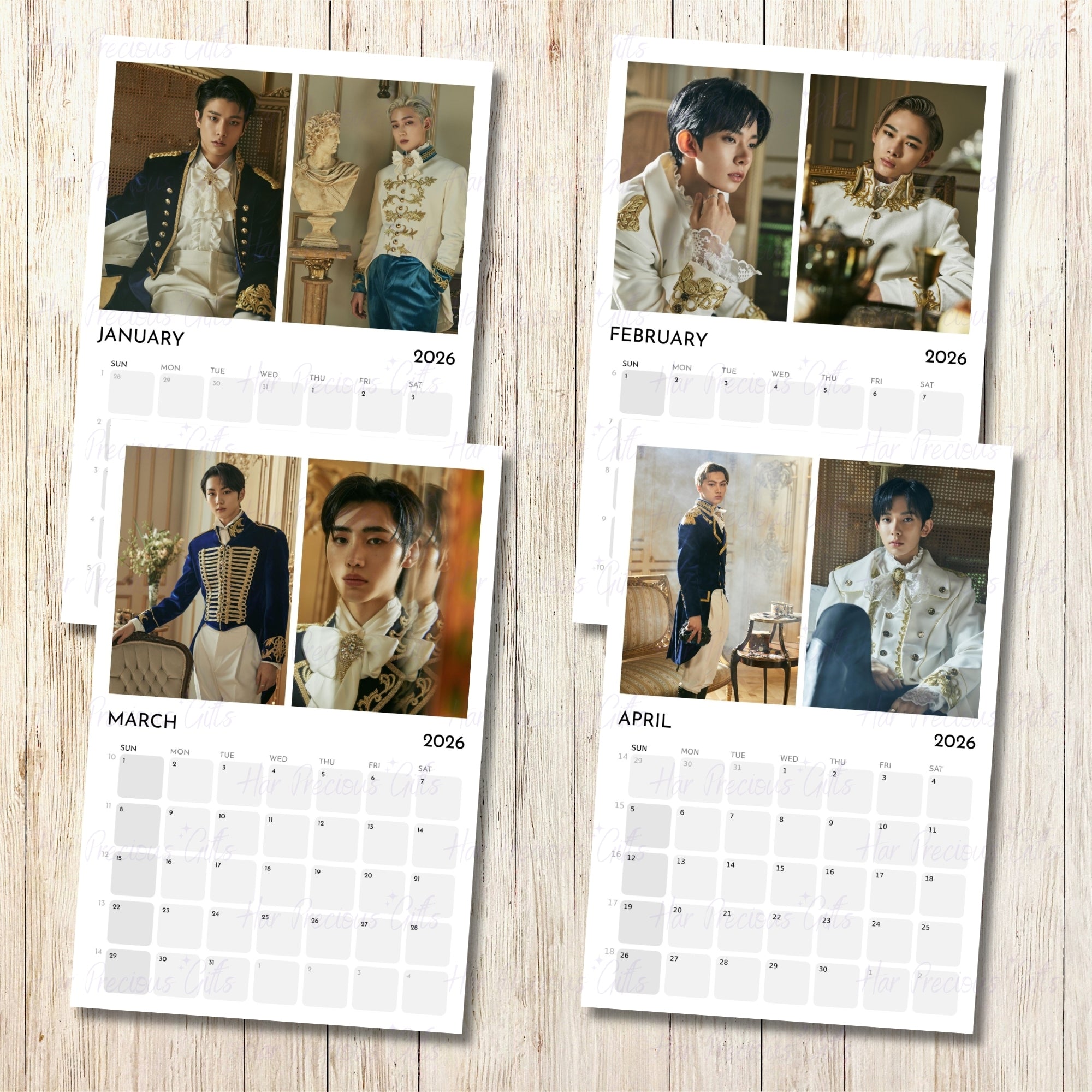 Enhypen 2026 Calendar