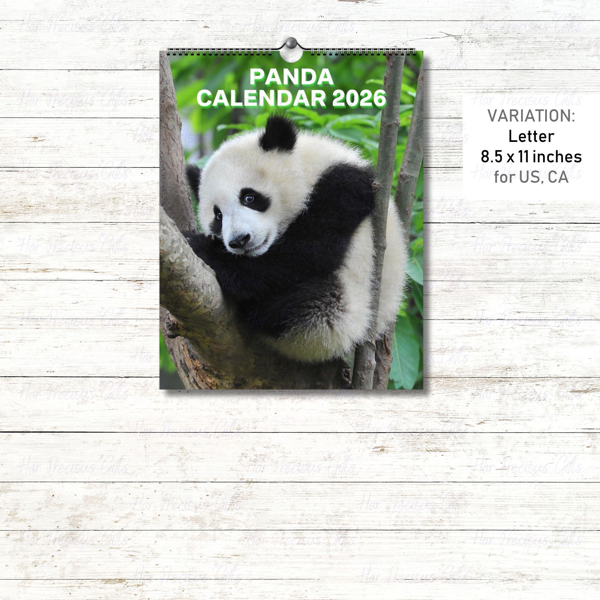 Panda Calendar 2026