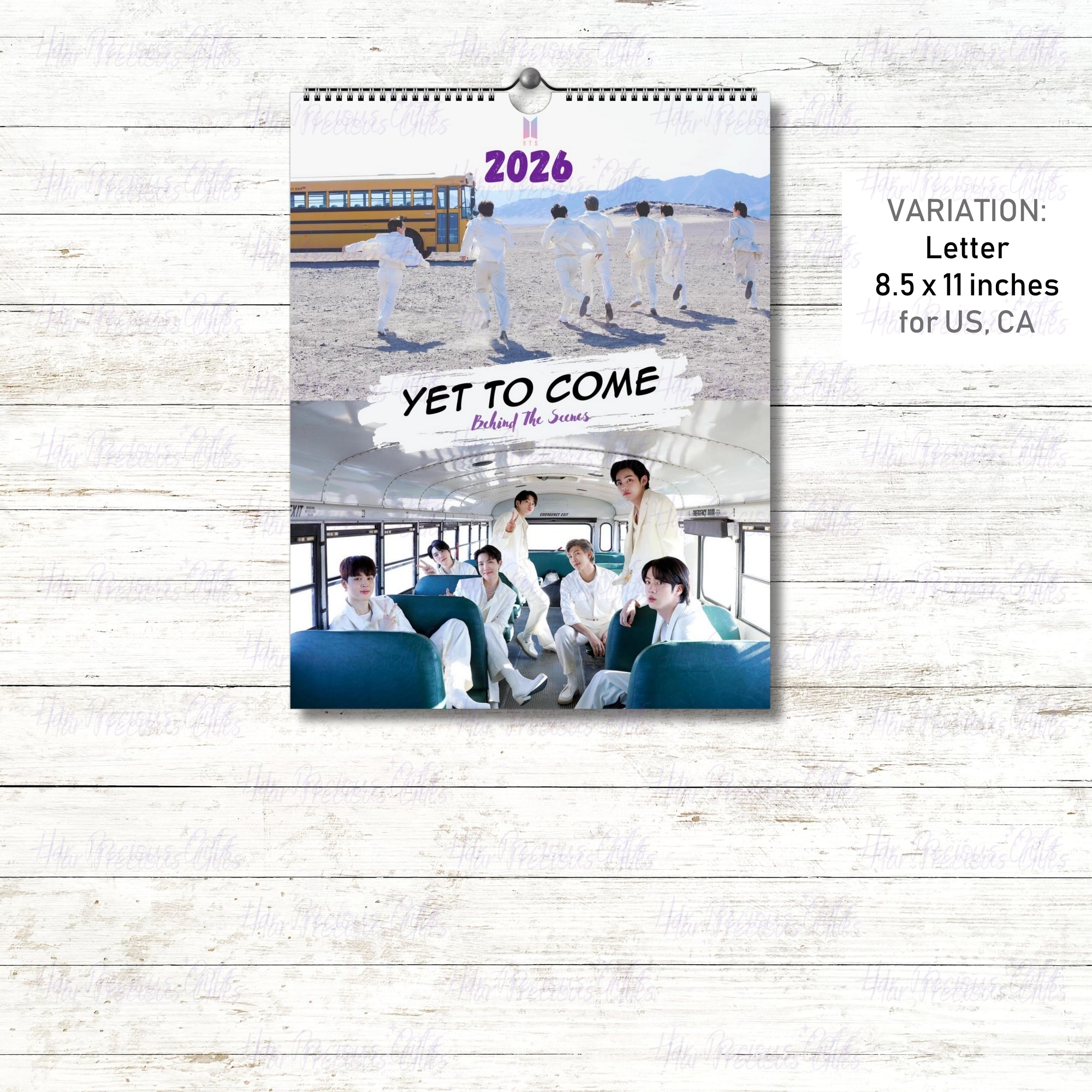 BTS Yet To Come 2026 Calendar