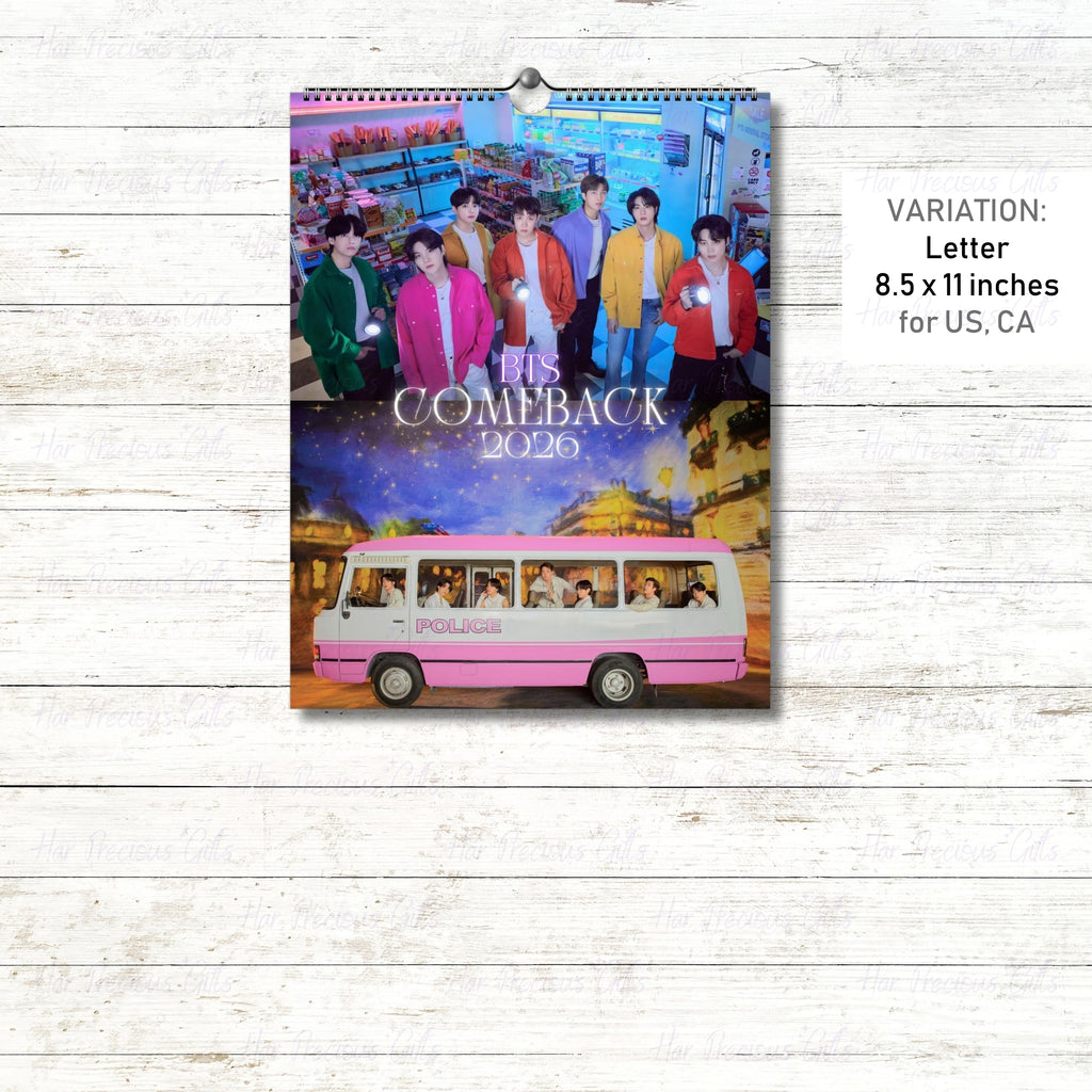 BTS Comeback 2026 Calendar