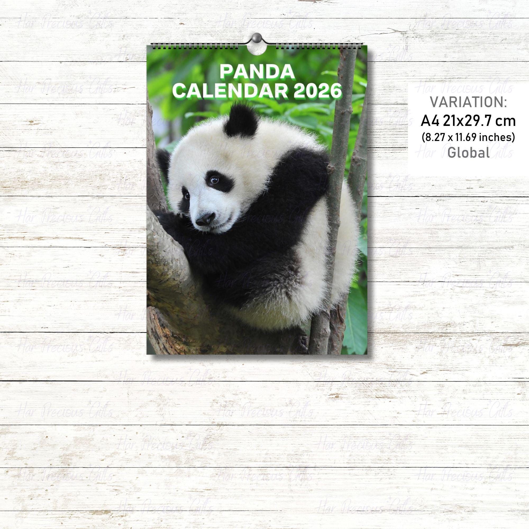 Panda Calendar 2026