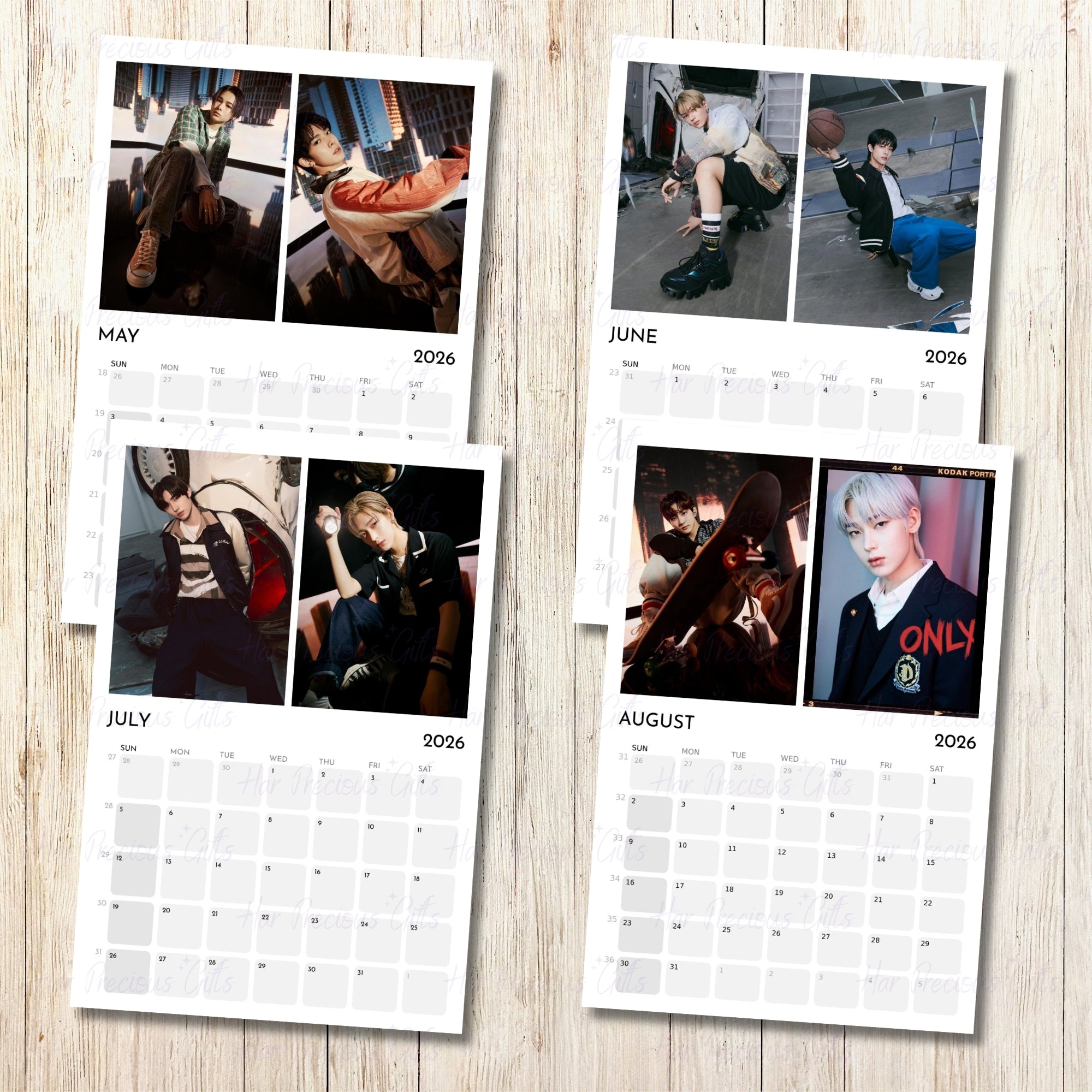 Enhypen 2026 Calendar