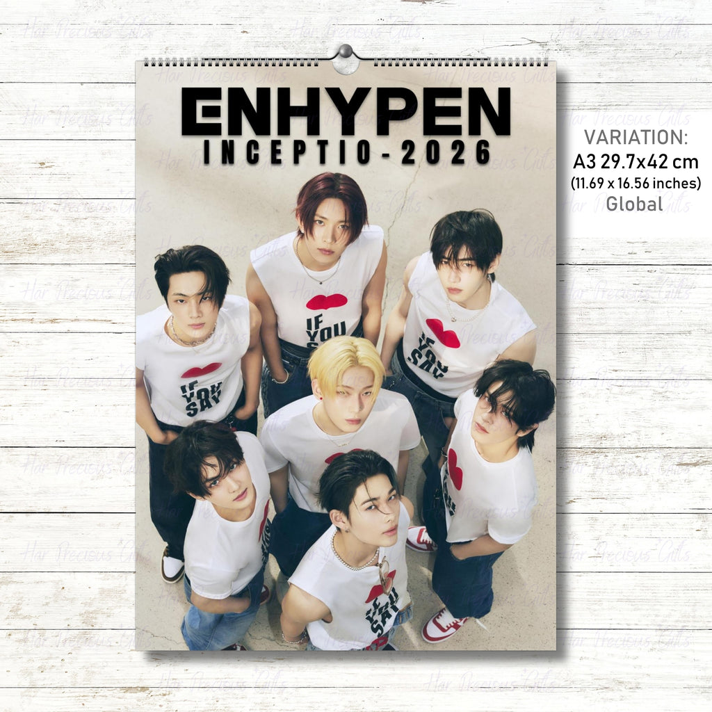 Enhypen Inceptio 2026 Calendar