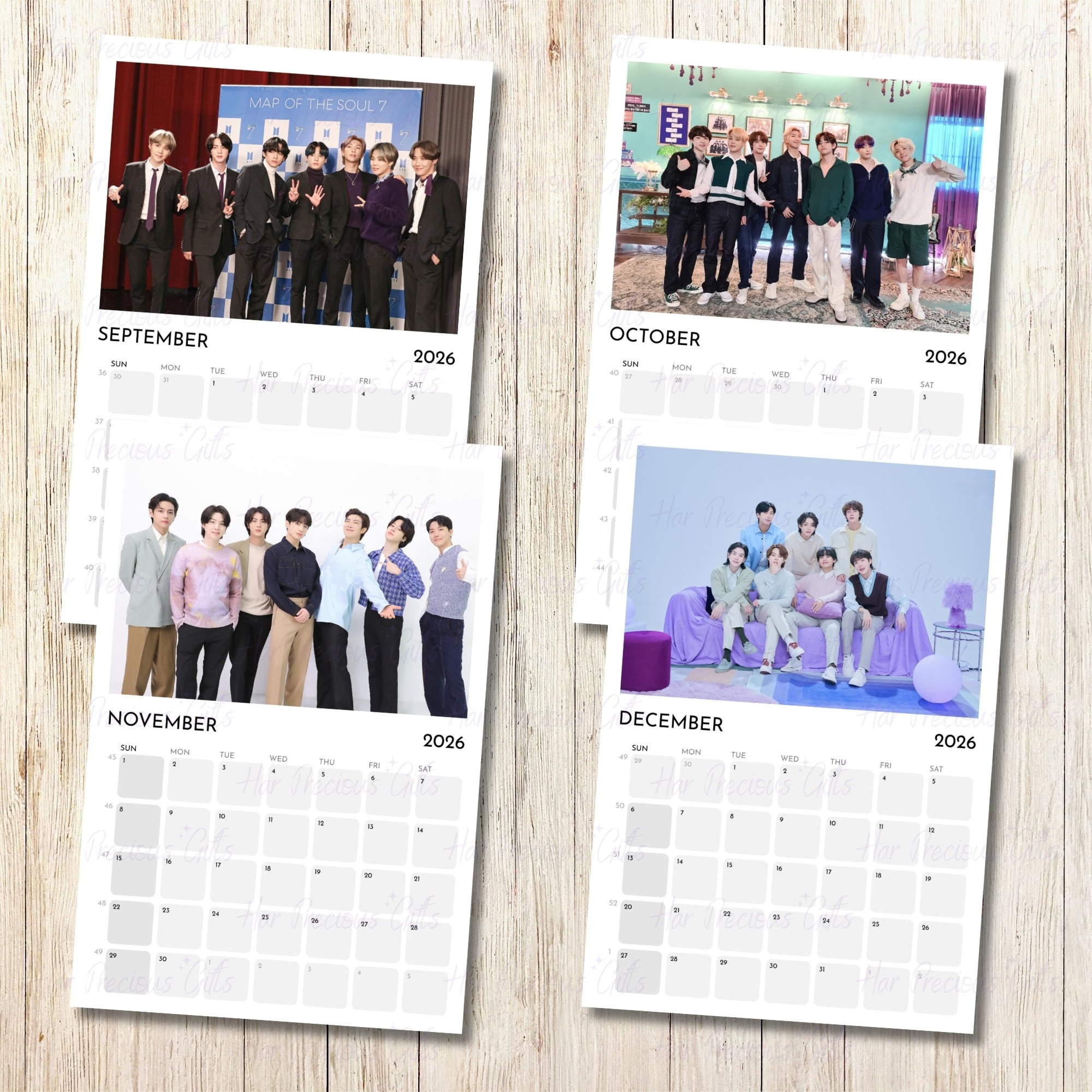 BTS Timeless 2026 Calendar