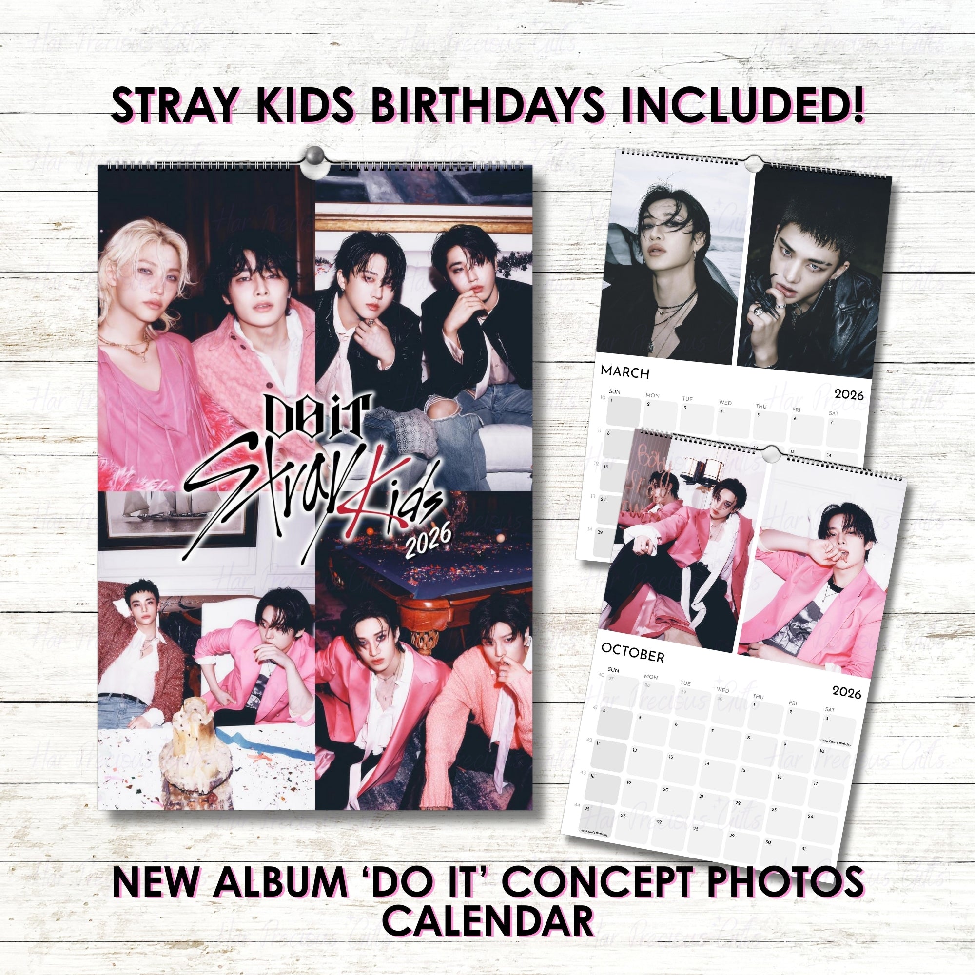 Stray Kids 2026 Calendar: New Album DO IT Concept Photos