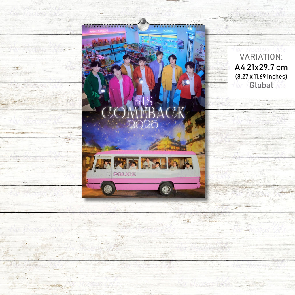 BTS Comeback 2026 Calendar
