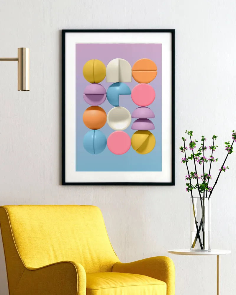 Metal Framed Poster Semi-Glossy Paper