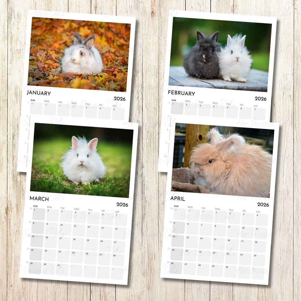 Angora Rabbit Calendar