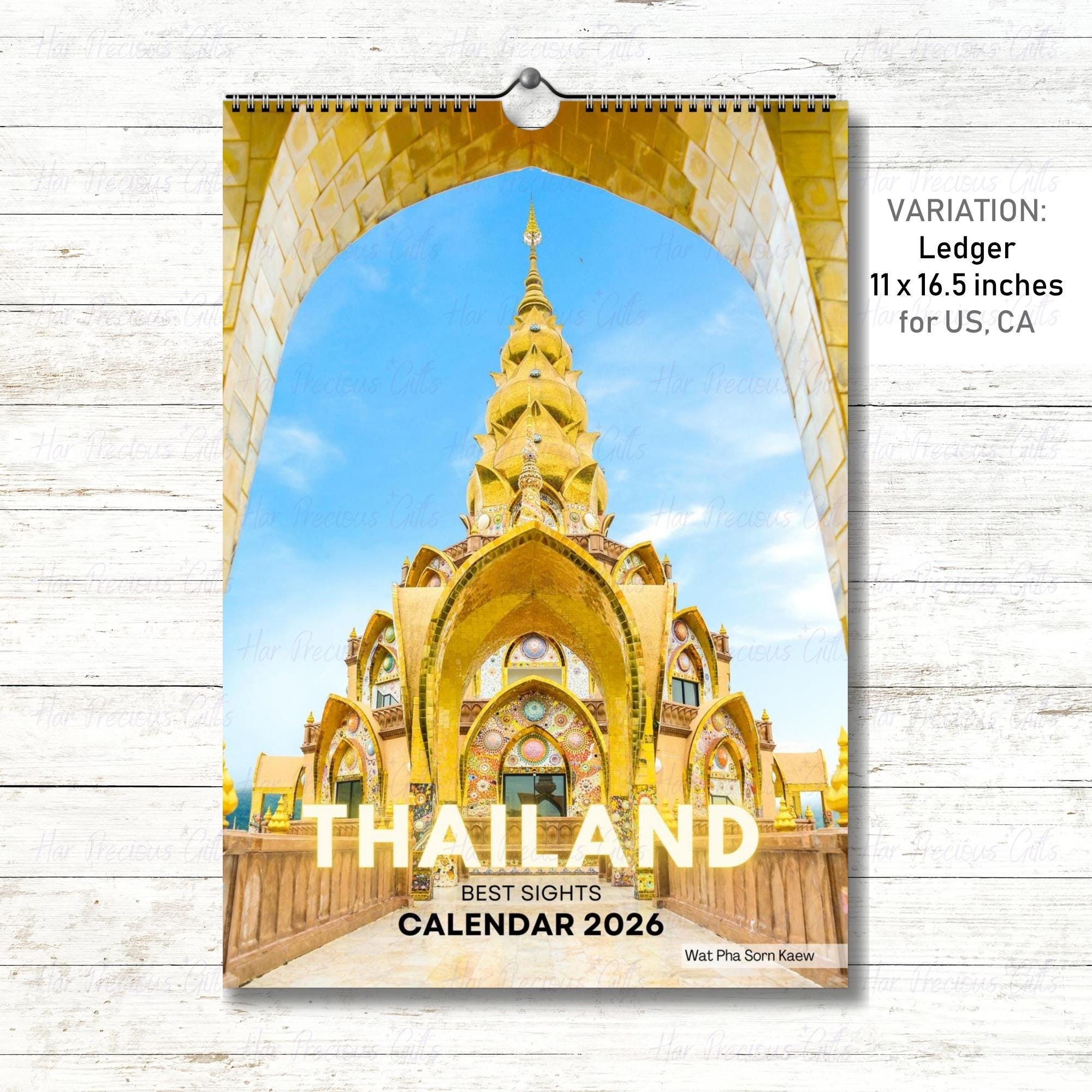 Thailand Calendar 2026