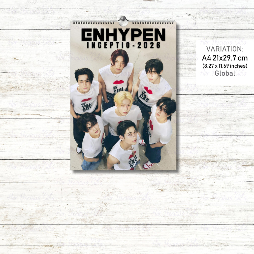 Enhypen Inceptio 2026 Calendar