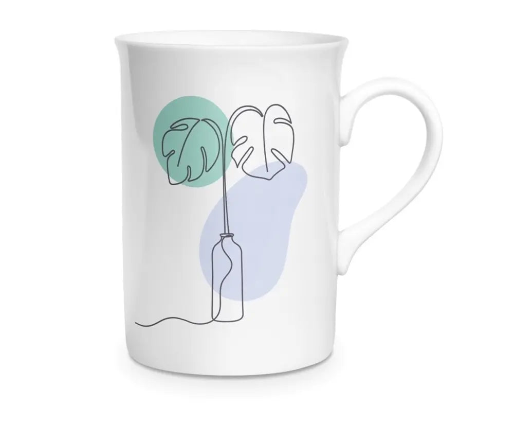 Porcelain Slim Mug 10oz