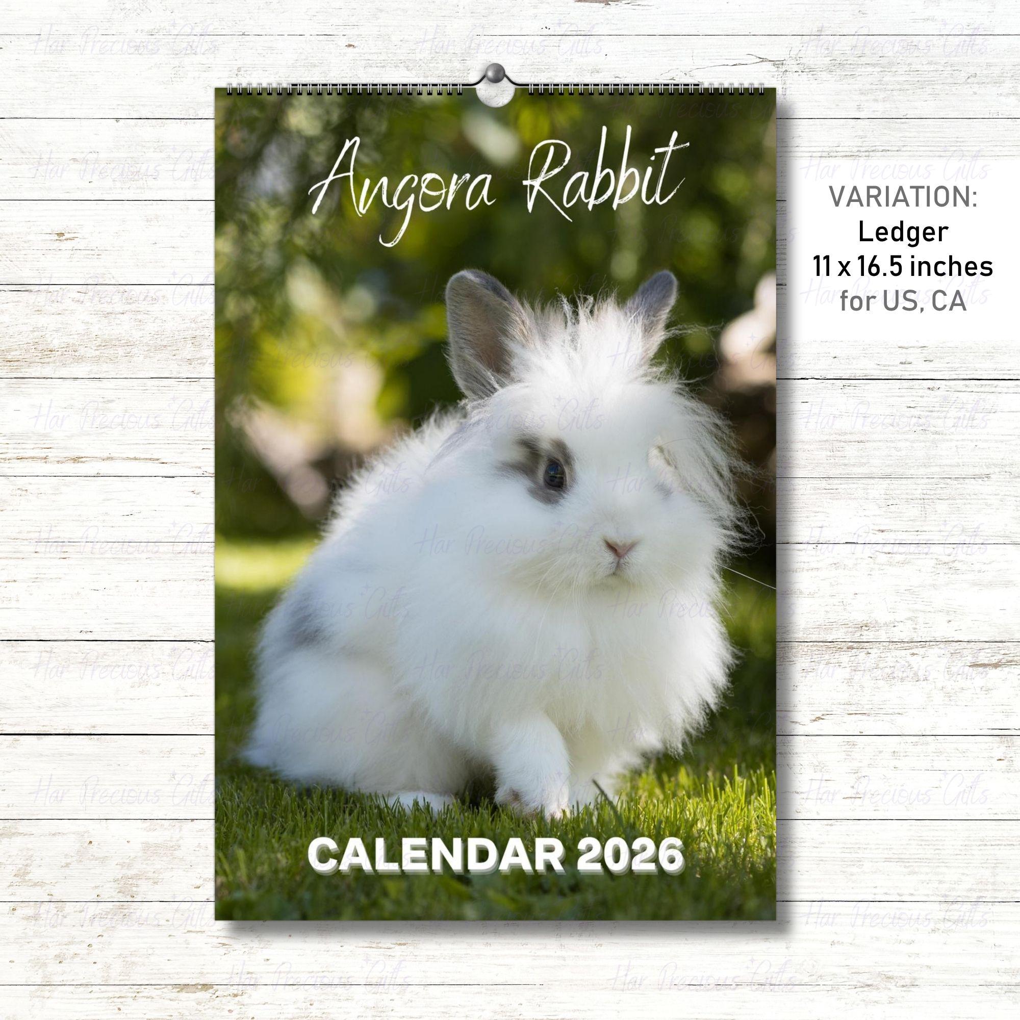 Angora Rabbit Calendar