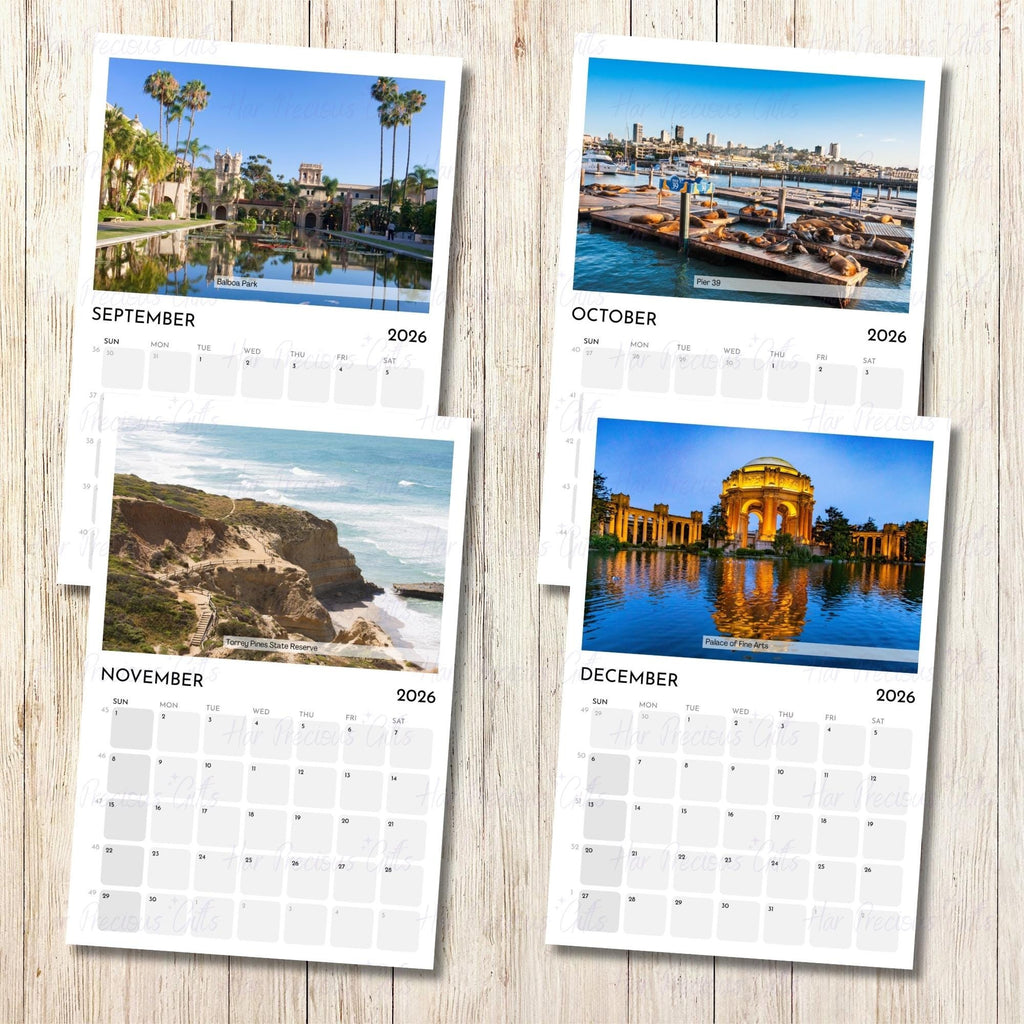 California Calendar 2026