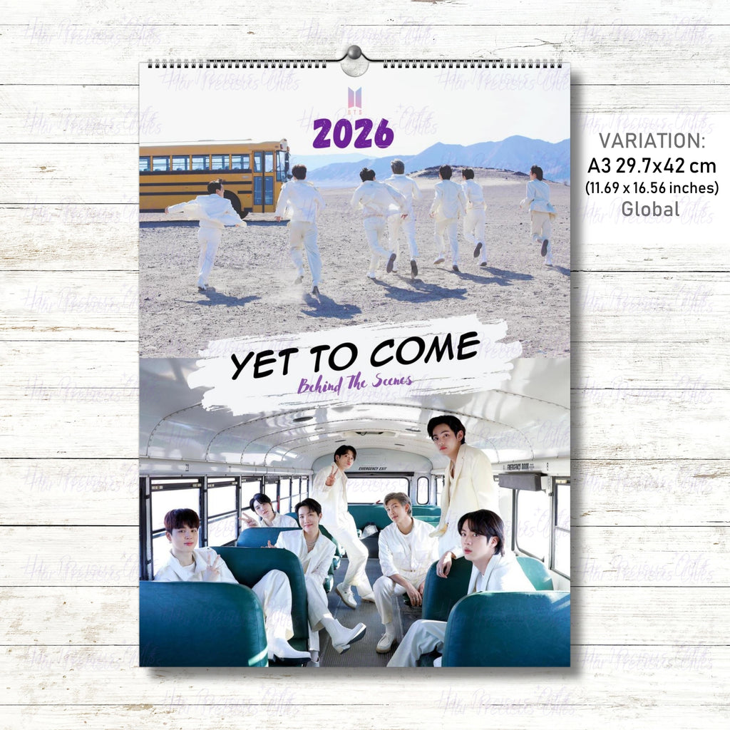 BTS Yet To Come 2026 Calendar