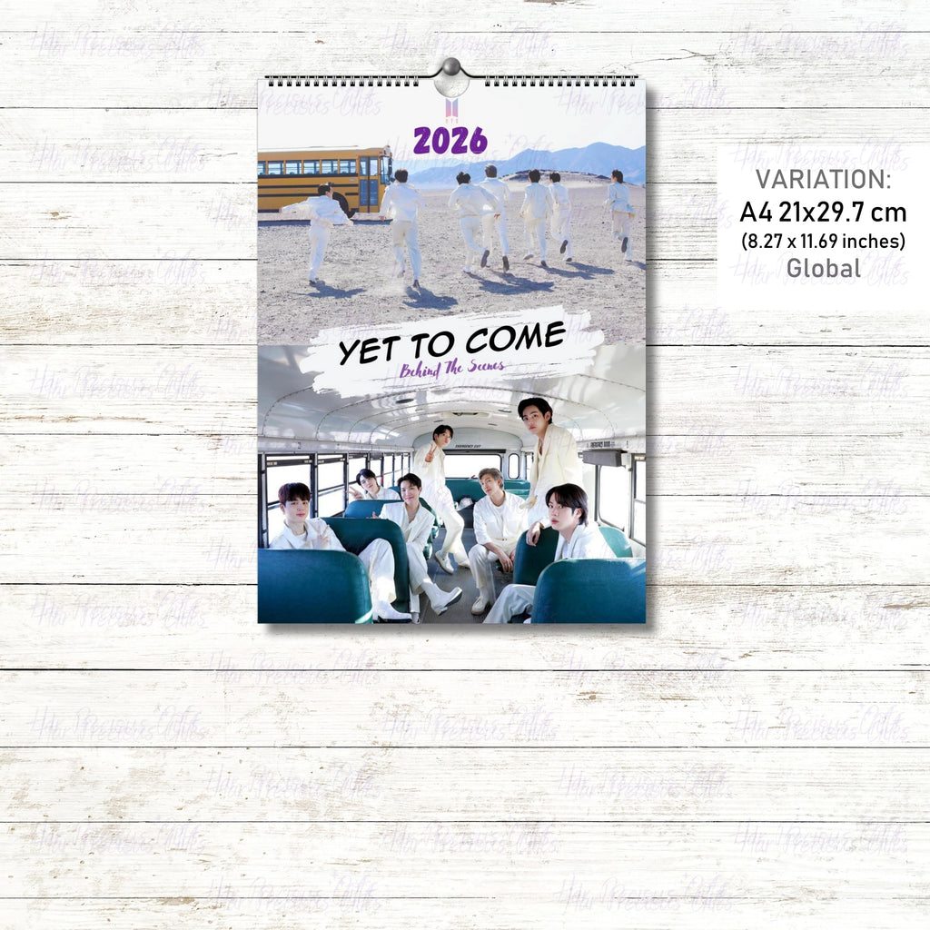 BTS Yet To Come 2026 Calendar