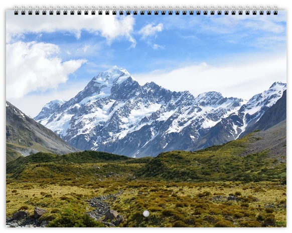 Wall Calendar 2026 - Horizontal (For US & Canada)