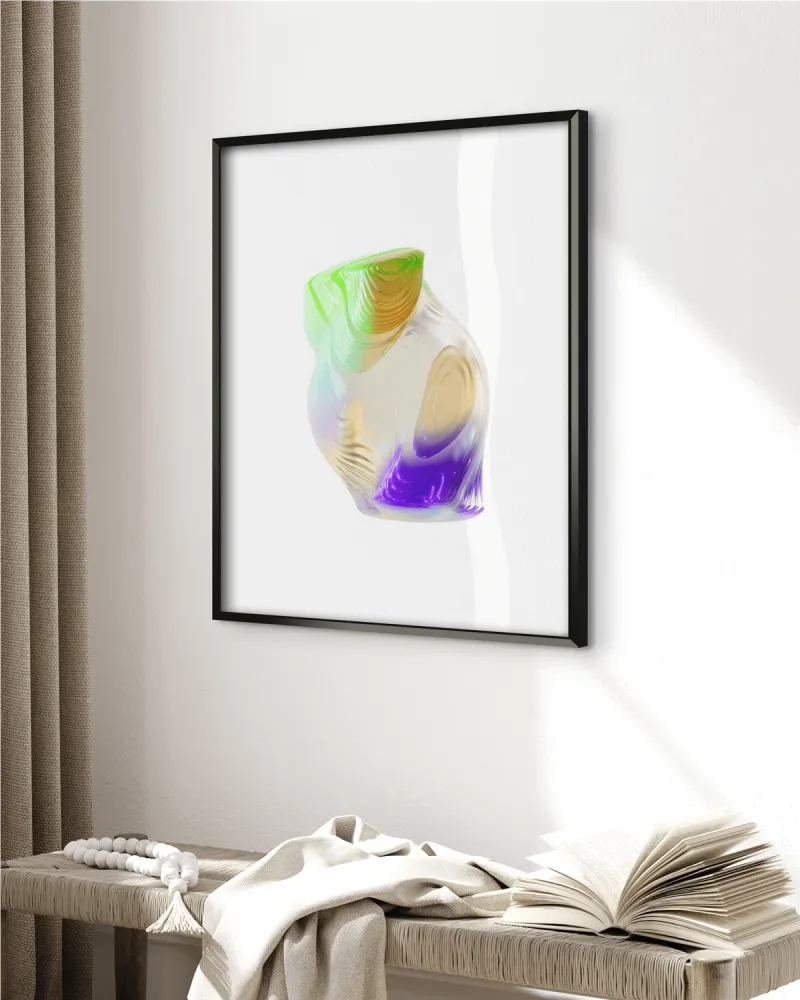 Metal Framed Poster Semi-Glossy Paper