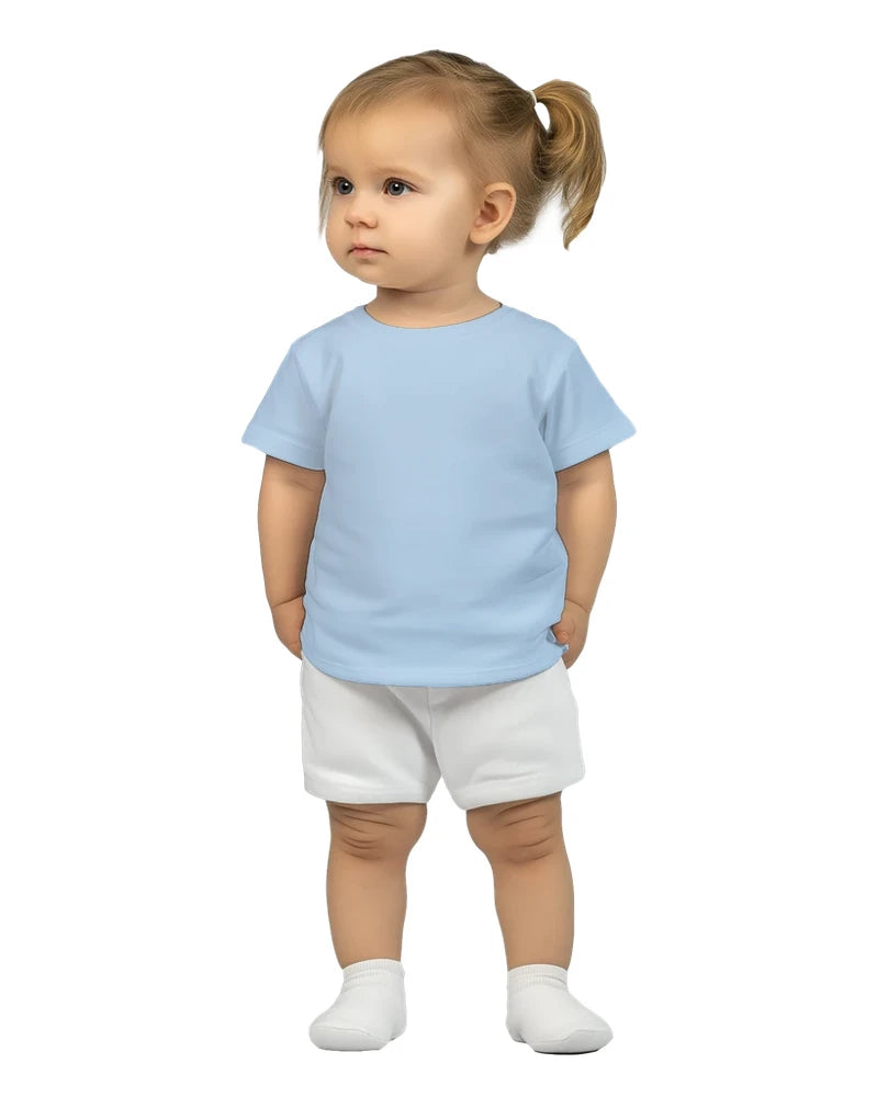 Classic Baby Crewneck T-shirt (Embroidered) - Produced in Europe and UK