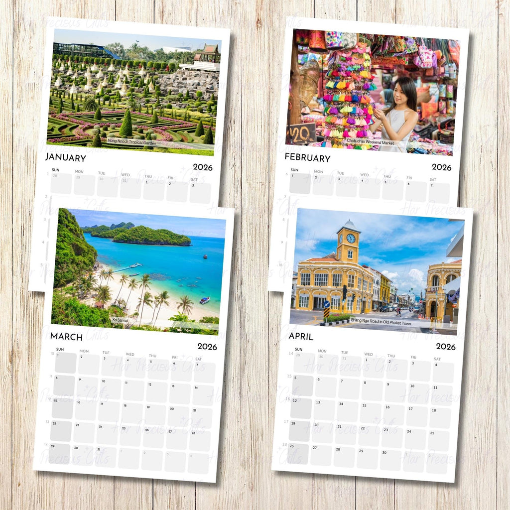 Thailand Calendar 2026