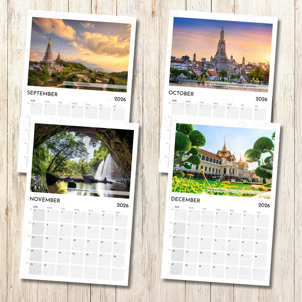 Thailand Calendar 2026