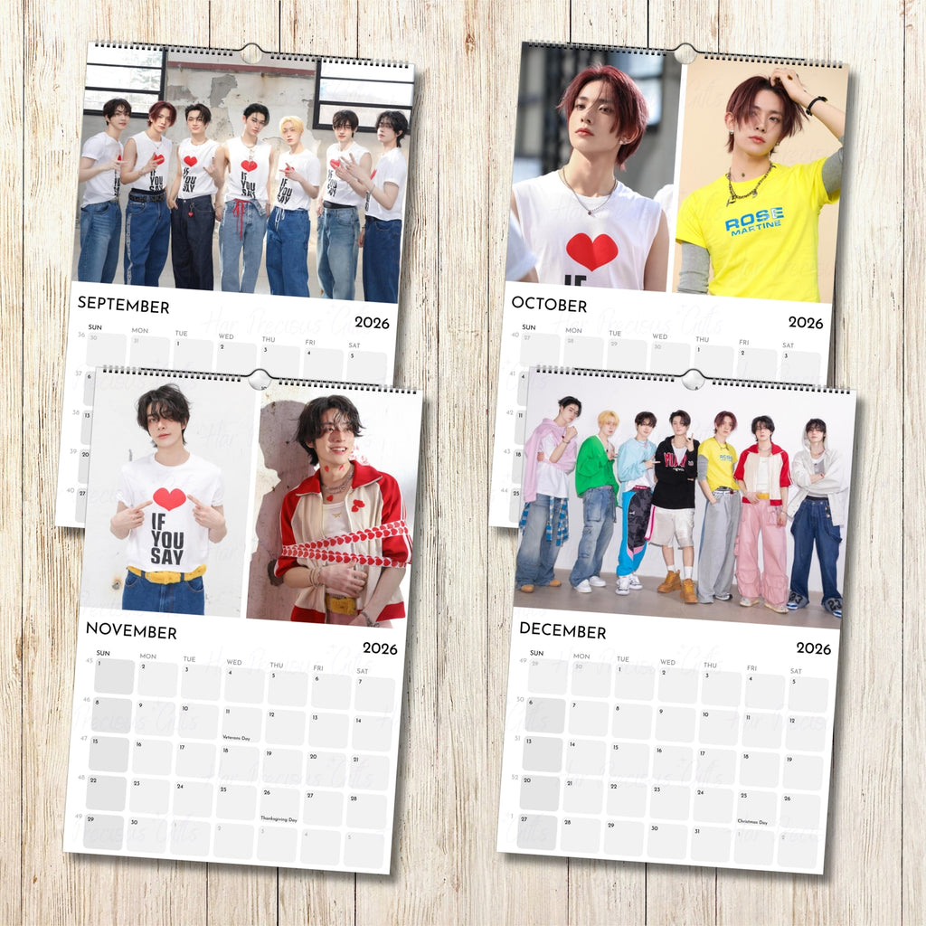 Enhypen Inceptio 2026 Calendar