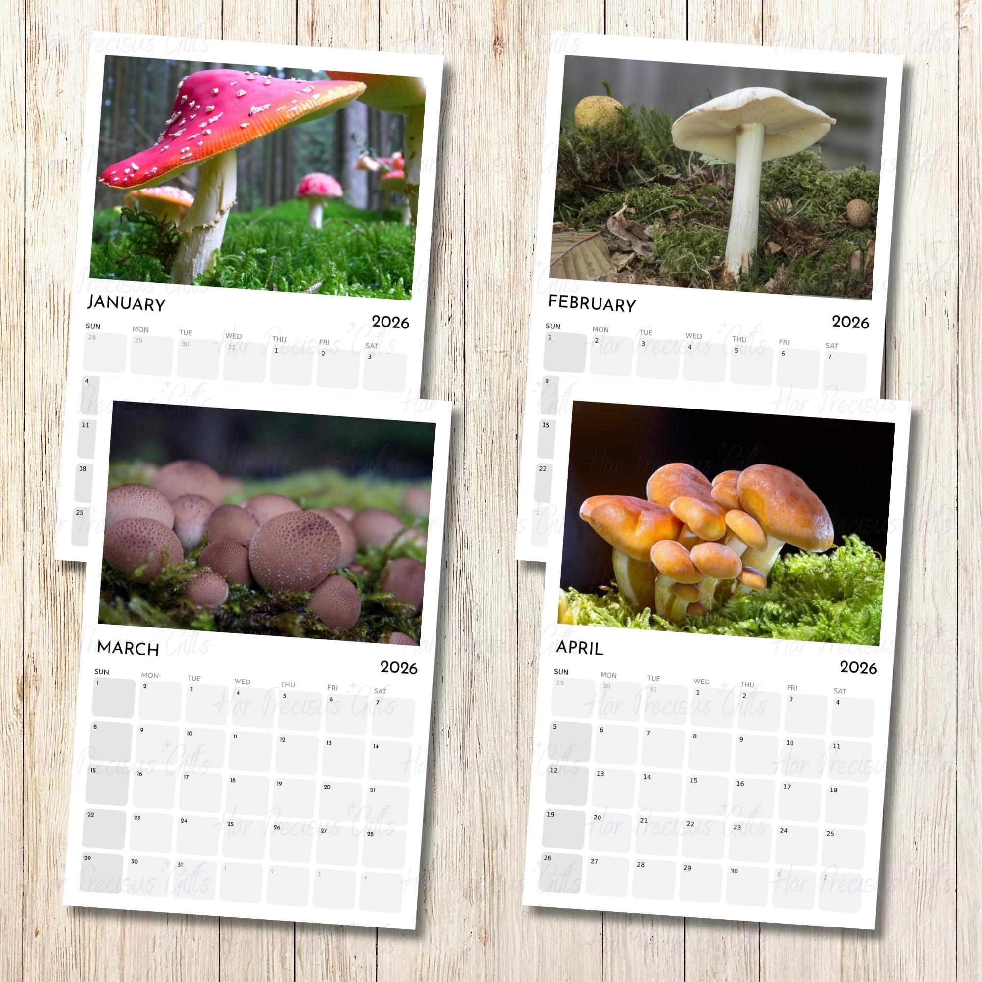 Calendar Mushroom