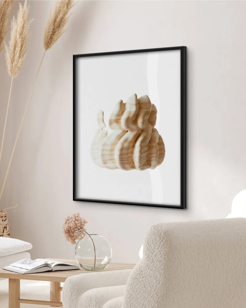 Matte Wooden Framed Poster - Dark Wood, Black Wood