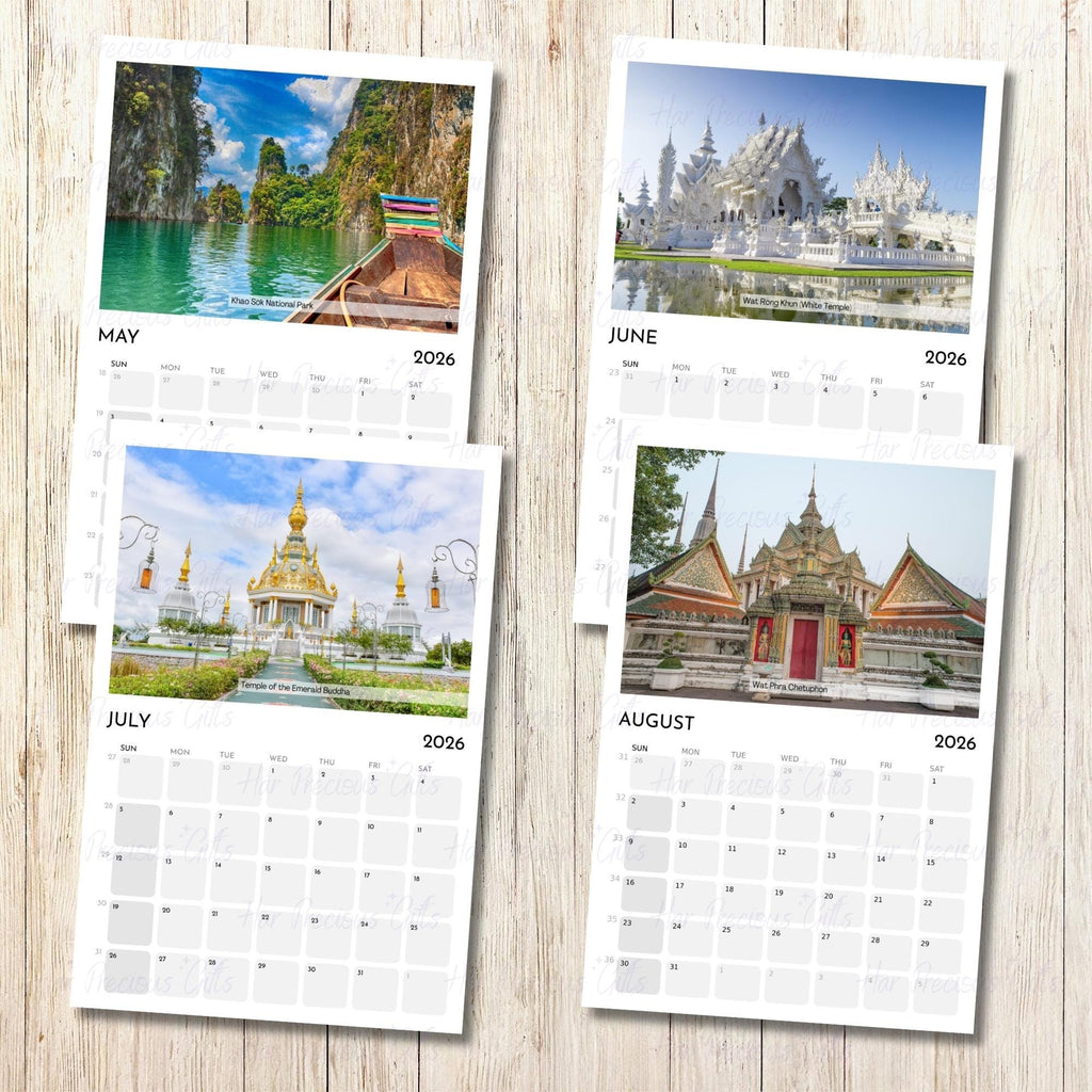 Thailand Calendar 2026