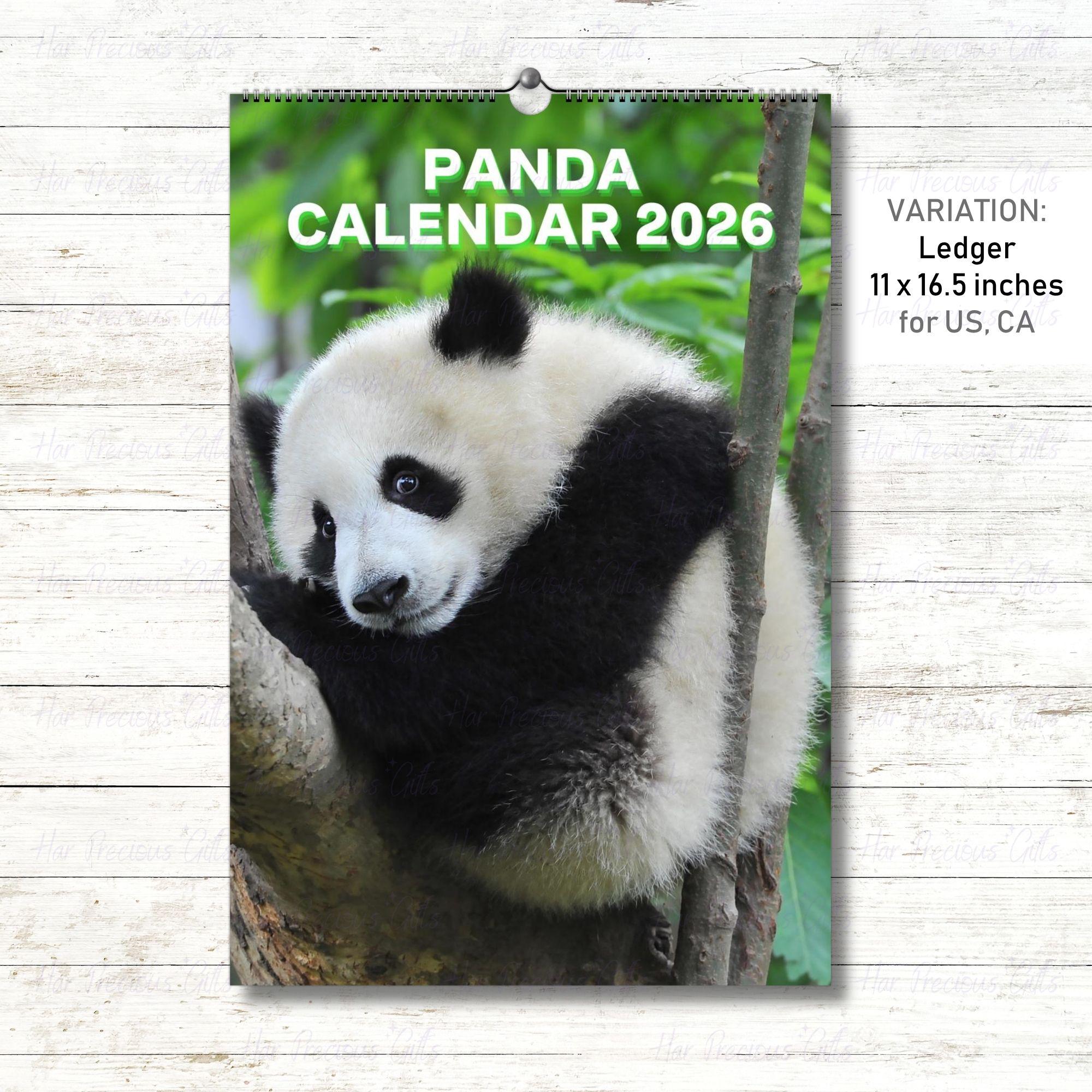 Panda Calendar 2026