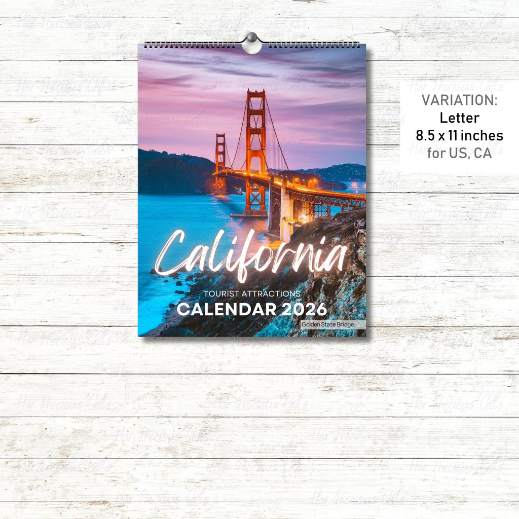 California Calendar 2026