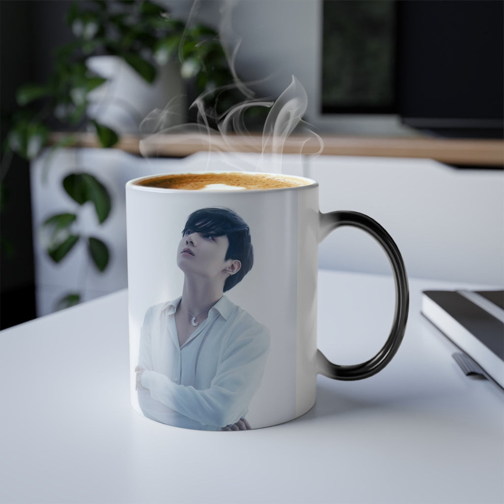 Jungkook Color-Changing Mug: BTS Proof