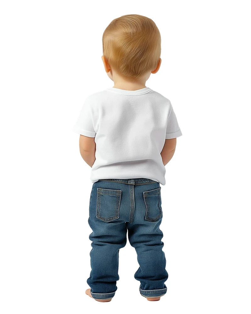 Baby Crewneck T-shirt (DTG Printed) - Produced Worldwide